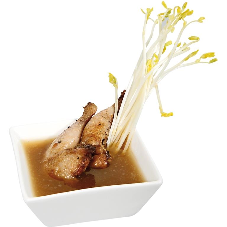 Tapasschaal Vierkant 8x8cm Wit 6st