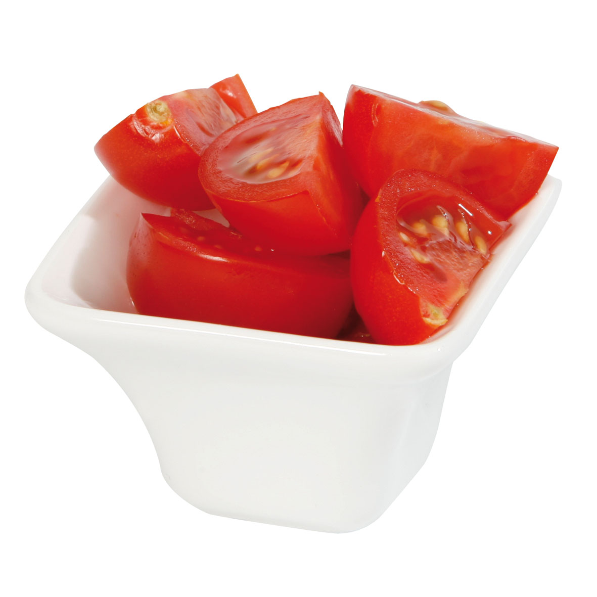 Tapasschaal Vierkant Wit 6-Delig