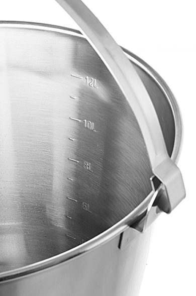 Emmer RVS 15L Ø305x310mm Emmer RVS 15L Ø305x310mm