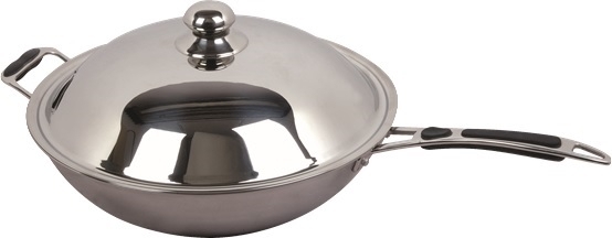 RVS Inductie wokpan ø36cm