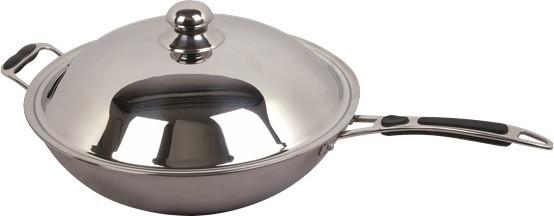 RVS Inductie wokpan ø36cm