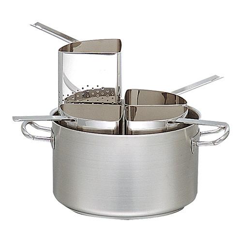 Pastakookpan RVS Incl. 4 Vergieten