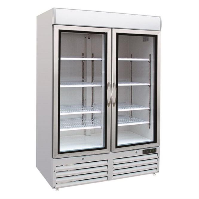 Vrieskast 2 glasdeuren