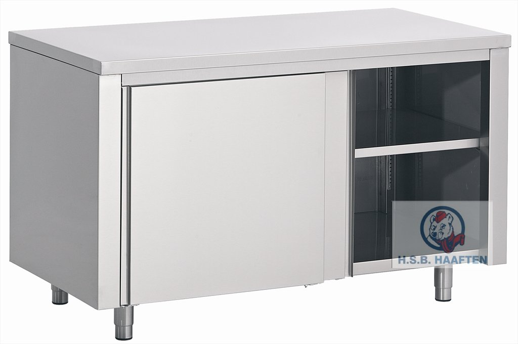 Werktafel met schuifdeuren 1500x700