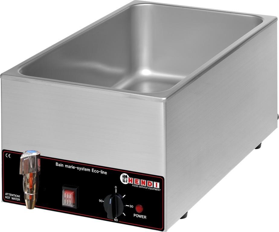Bain Marie Kitchen Line+Aftapkraan