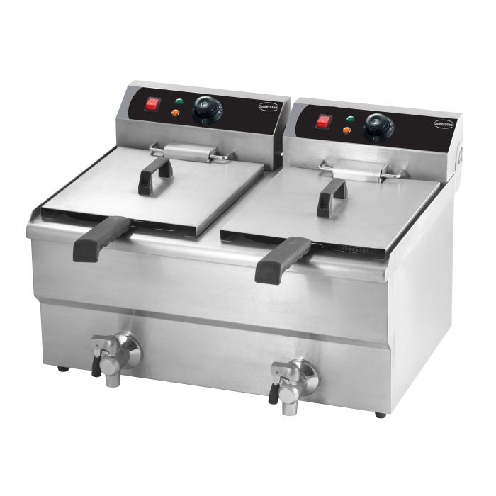 Elektrische tafelfriteuse 2x10L