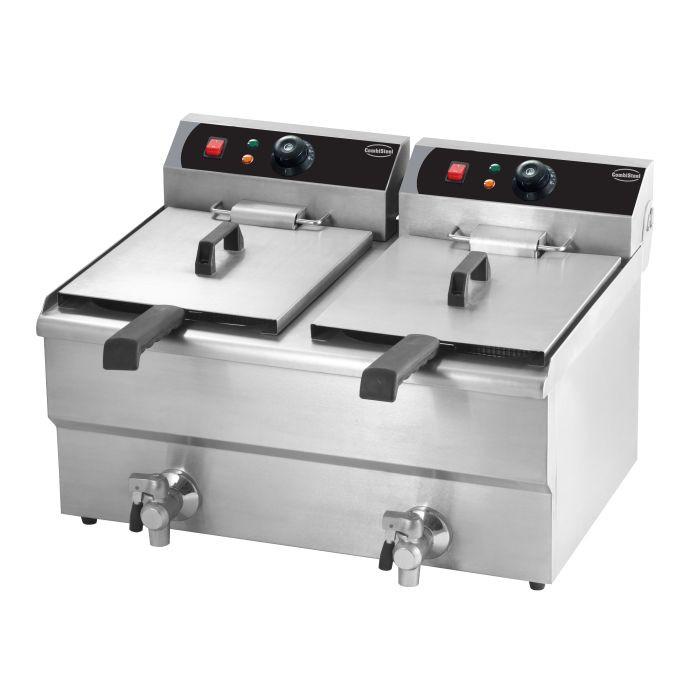Elektrische tafelfriteuse 2x10L