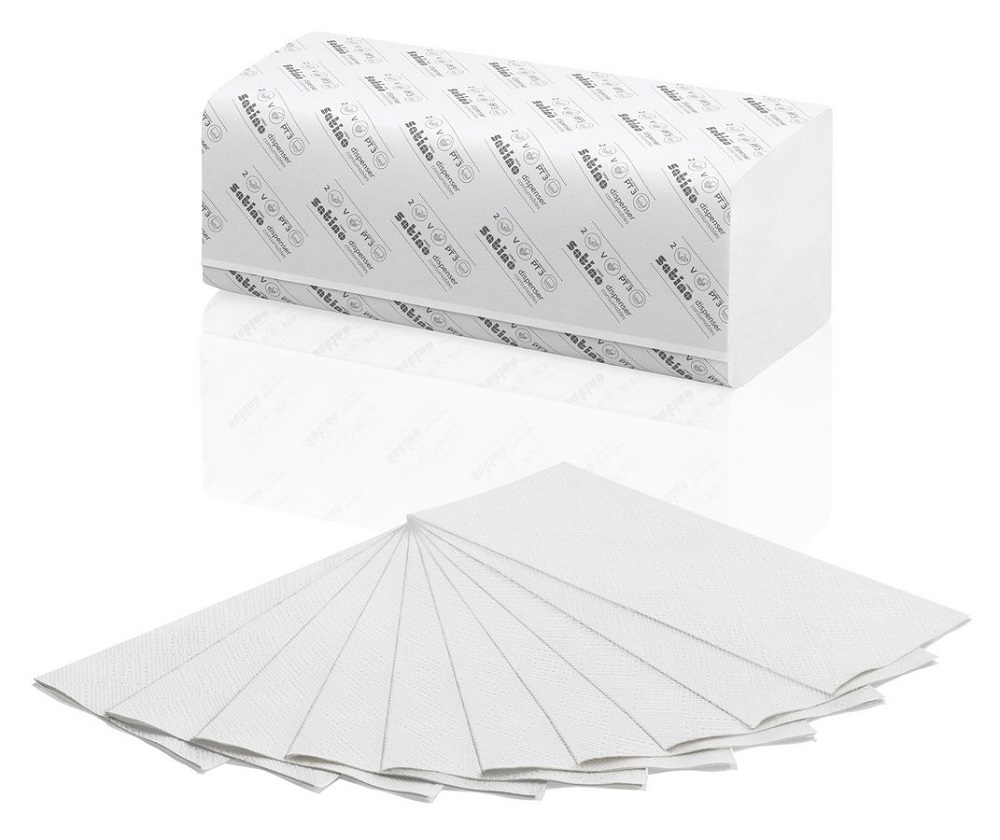 Satino Comfort Handdoek 2lg 25x23cm Satino Comfort Handdoek 2lg 25x23cm