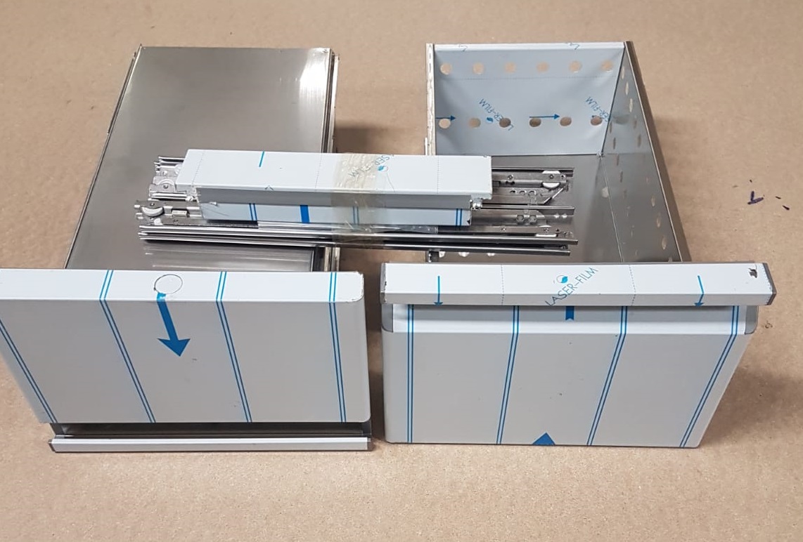 Laden 2x 1/2 GN tbv Koelwerkbank Laden 2x 1/2 GN tbv Koelwerkbank