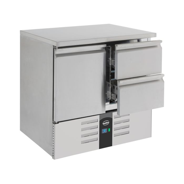 Koelwerkbank 1 deur/2 laden Koelwerkbank 1 deur/2 laden