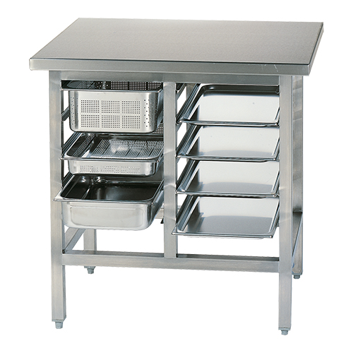 Cheftop Werktafel GN1/1 + Onderbouw Cheftop Werktafel GN1/1 + Onderbouw