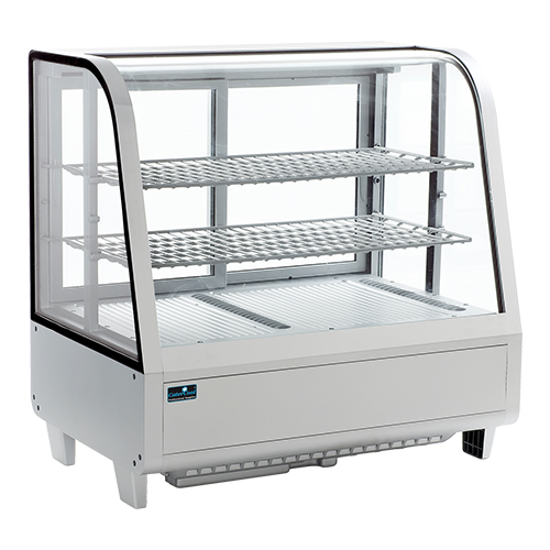 Opzetkoelvitrine Wit 68x45x36cm