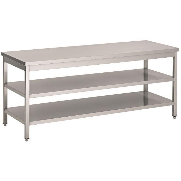 600 Werktafel 2 schappen 700