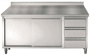 Werktafel opstand + laden 1600x700