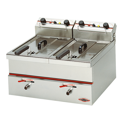 Friteuse Gold 2x12ltr. Friteuse Gold 2x12ltr.