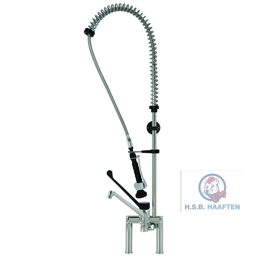 Spoeldouche Elleboogbediening 2gats