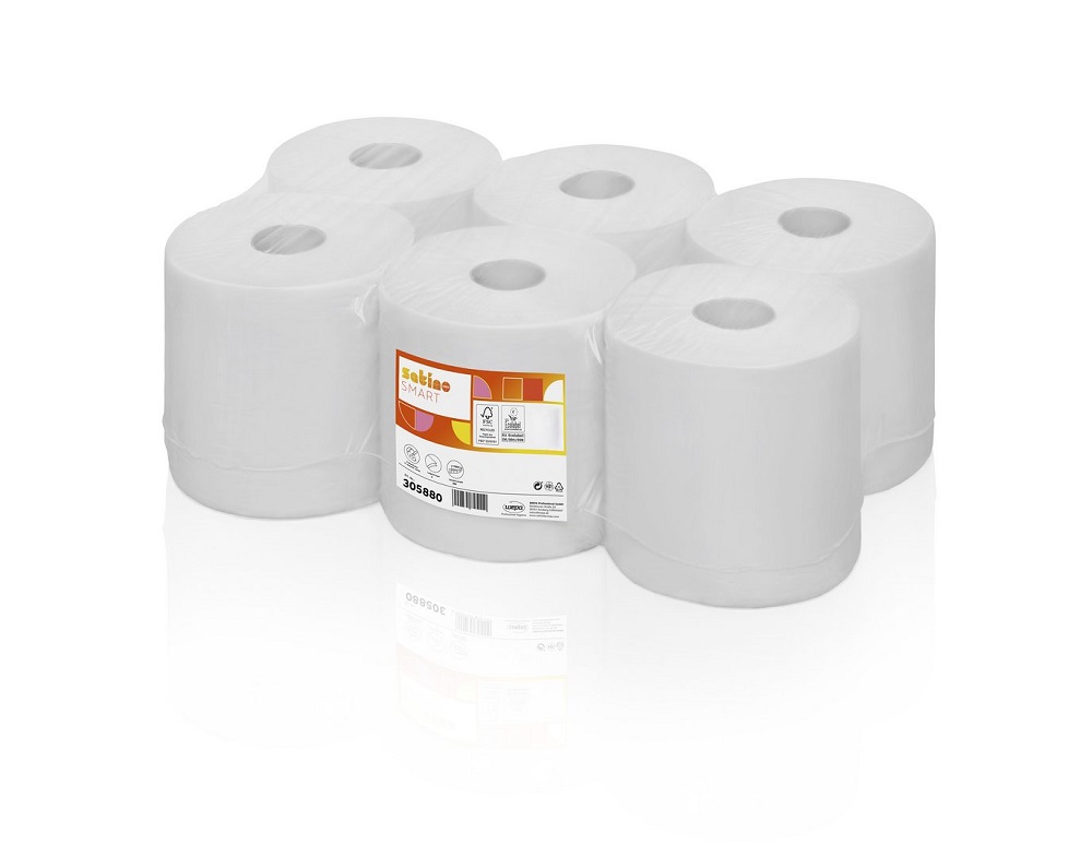 Satino Smart Poetsrol 1lgs 6x300m Satino Smart Poetsrol 1lgs 6x300m