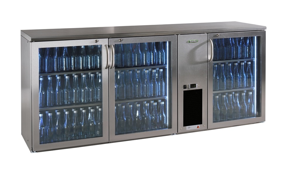 Gamko Flessenkoeling 3drs Glas RVS