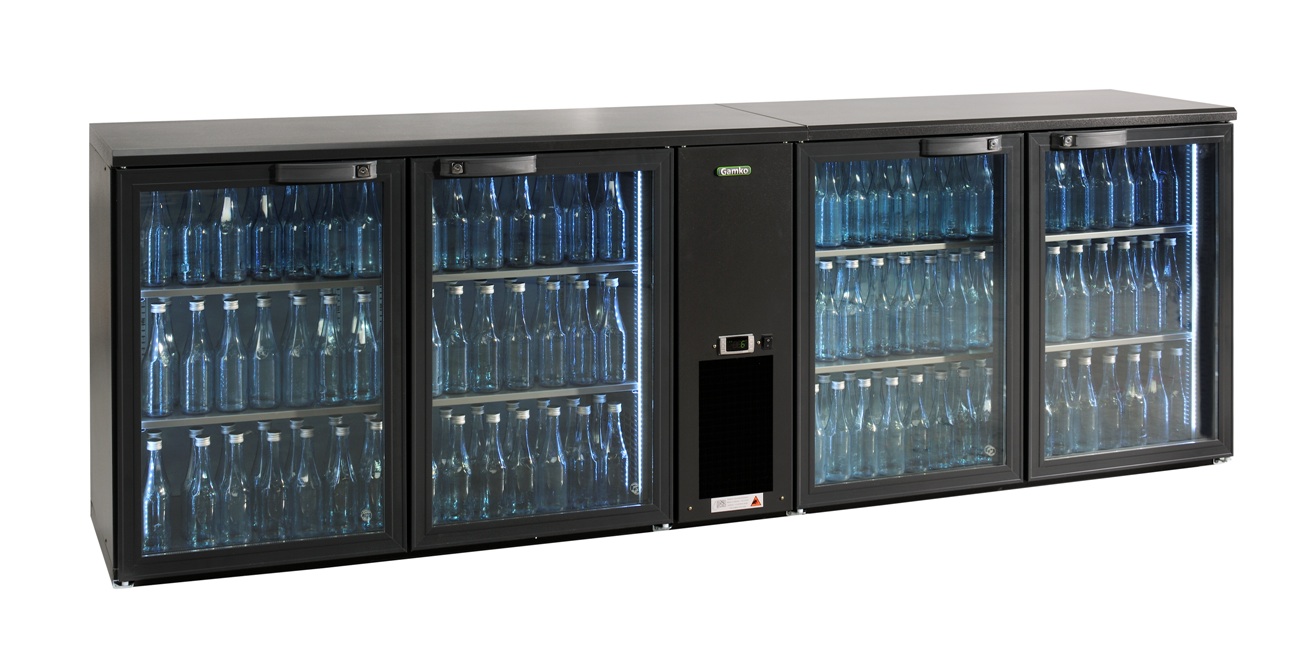 Gamko Flessenkoeling 4drs Glas Antr