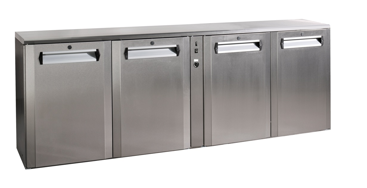 Gamko Flessenkoeling 4drs Dicht RVS