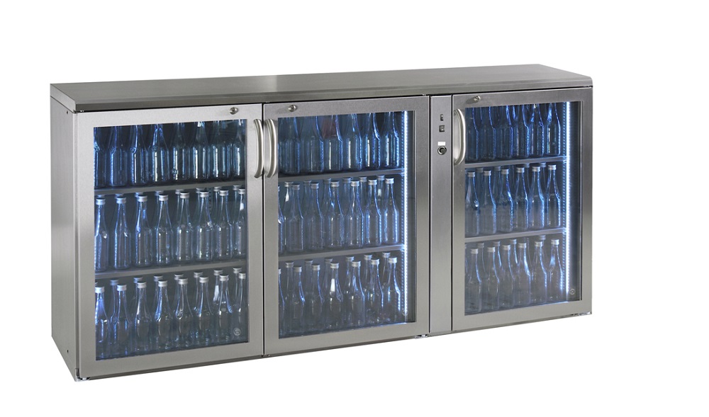 Gamko Flessenkoeling 3drs Glas RVS