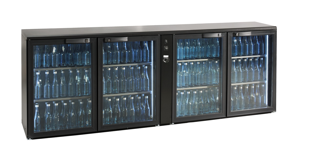 Gamko Flessenkoeling 4drs Glas Antr