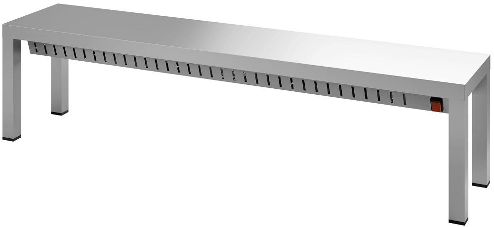 Etagère verwarmd 1 niveau 1200