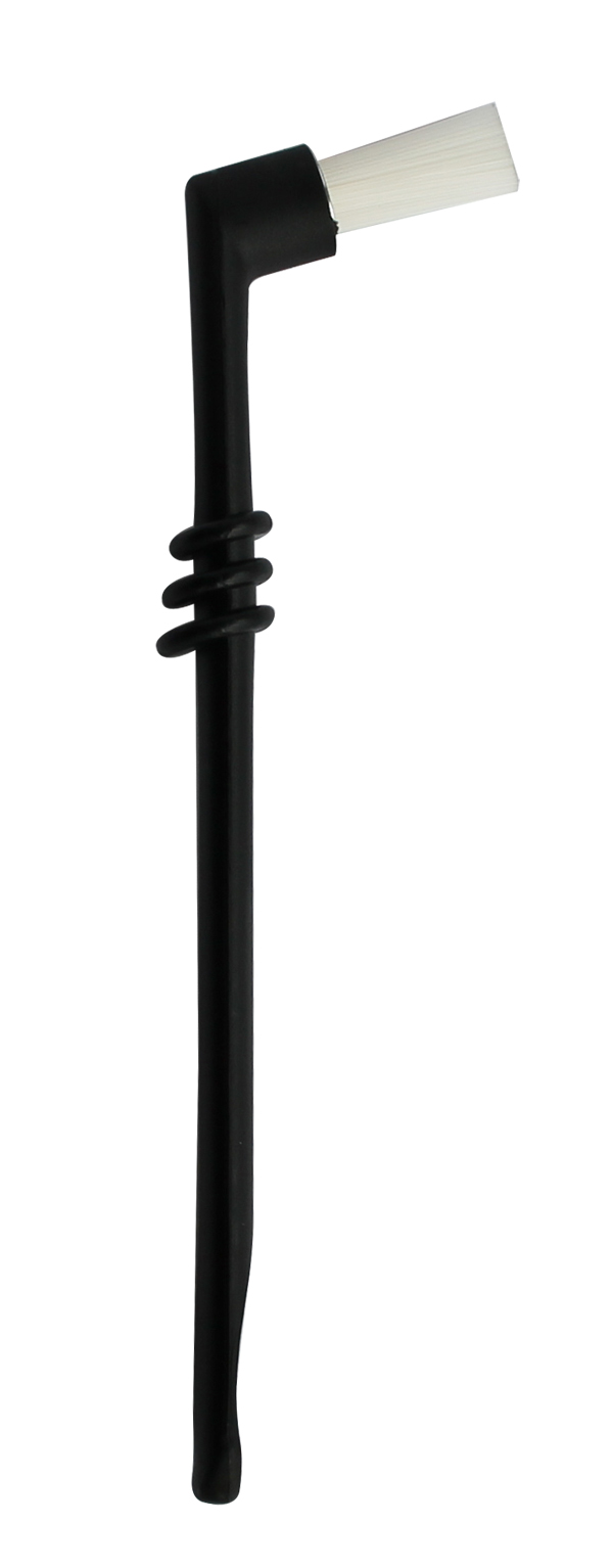 Borstel Lang Zwart met Waterkering