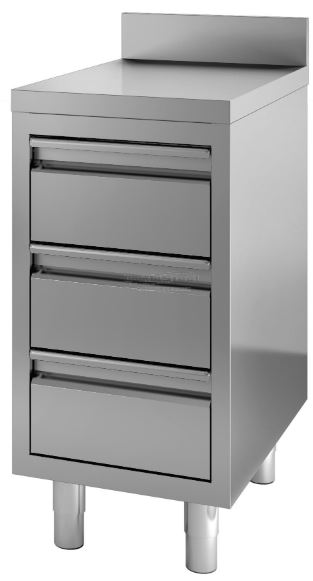 Werktafel met laden opstand 400x700