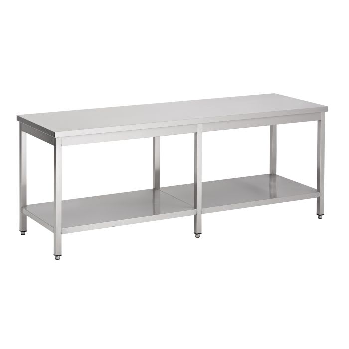 Werktafel met bodemschap 2400x700
