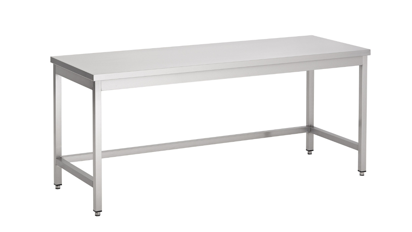 Werktafel open onderstel 2000x700 Werktafel open onderstel 2000x700