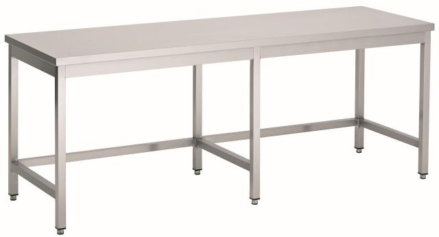 Werktafel open onderstel 2800x700