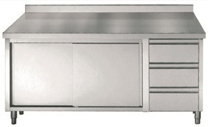 Werktafel opstand + laden 2000x700