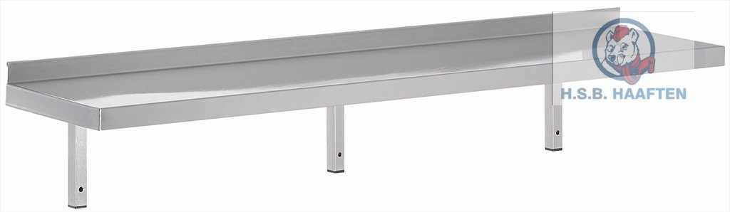 RVS Wandschap 2400x300