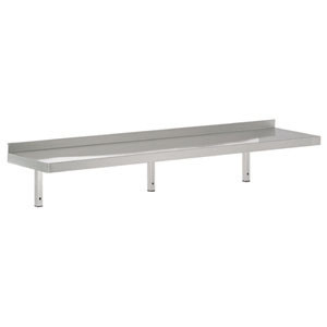Wandschap RVS 2200x300