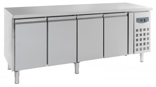 Koelwerkbank 4 deuren 2230x700