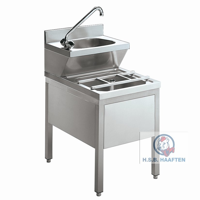 RVS Handenwasbak 500x700