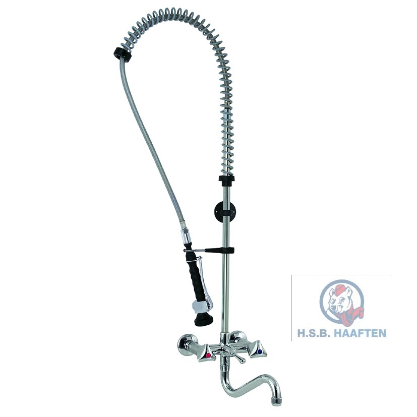 Voorspoeldouche, Handknijp 2 Gats