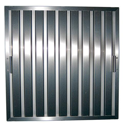 Lamellen Filter RVS 400x500x25mm
