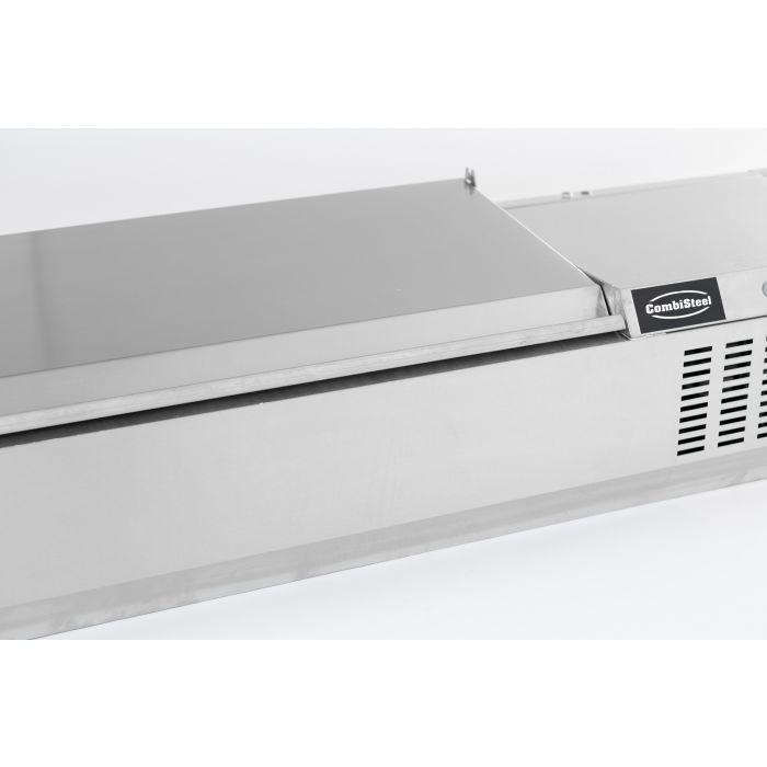 Opzetvitrine rvs deksel 1/4 GN x 5 Opzetvitrine rvs deksel 1/4 GN x 5