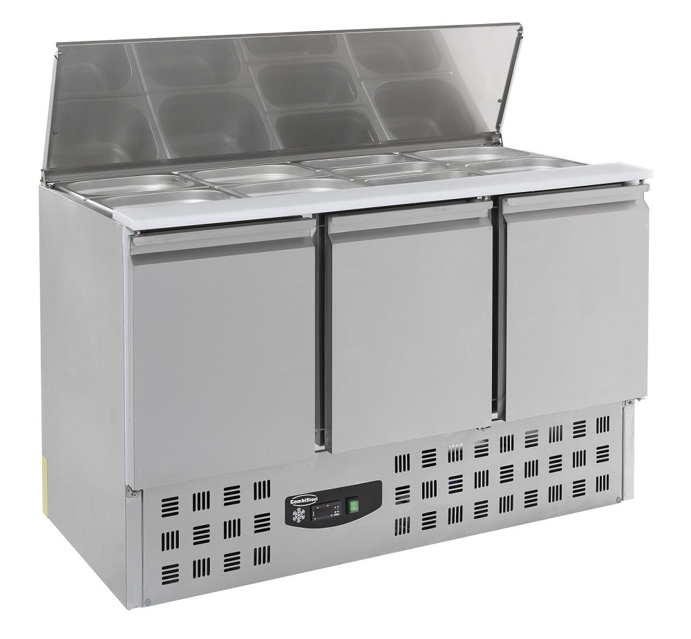 Saladette 3 deuren 1370x700x870 Saladette 3 deuren 1370x700x870
