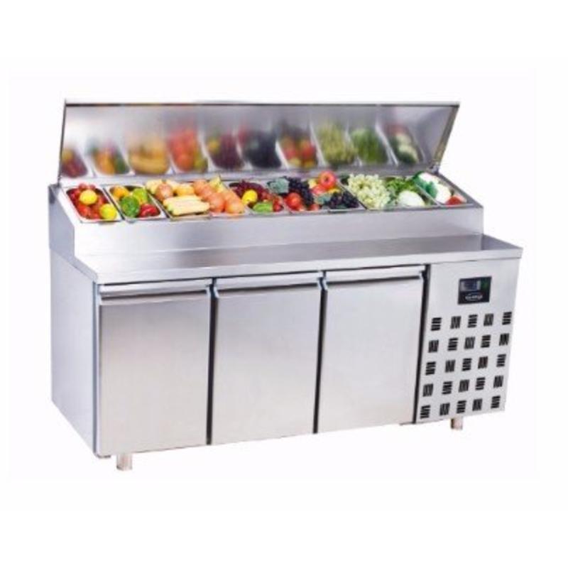 Saladette 3 deuren 1865x700x1090 Saladette 3 deuren 1865x700x1090