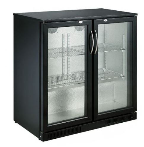 Barkoeler Zwart 2 glasdeuren