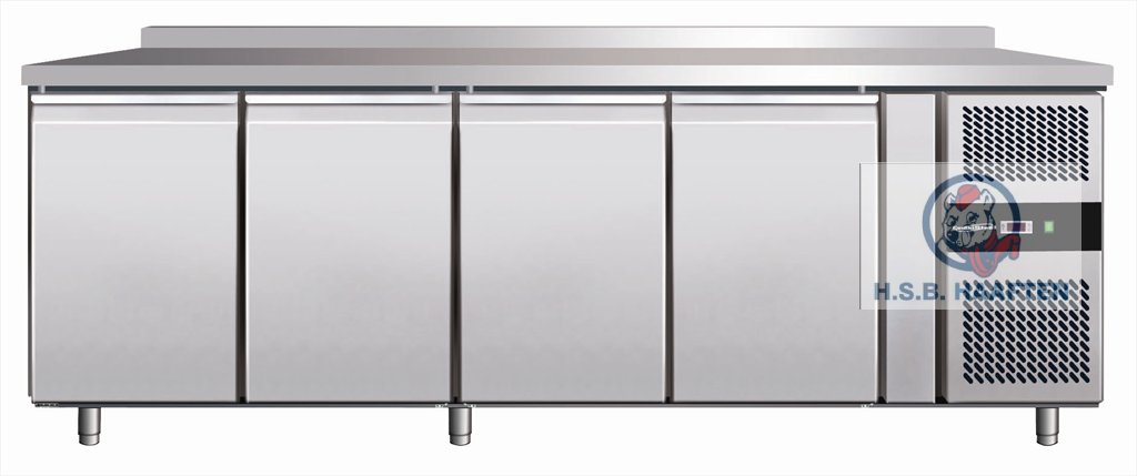 Koelwerkbank 4 deuren 2230x700
