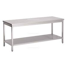 Werktafel met bodemschap 2000x600 Werktafel met bodemschap 2000x600