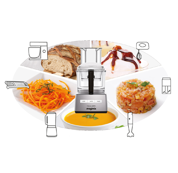 Magimix Cuisine 4200 XL Zwart Magimix Cuisine 4200 XL Zwart
