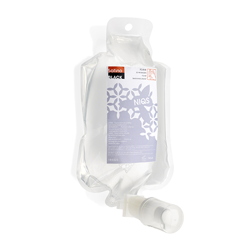 Satino Black NiQs Foam Zeep 6x750ml Satino Black NiQs Foam Zeep 6x750ml