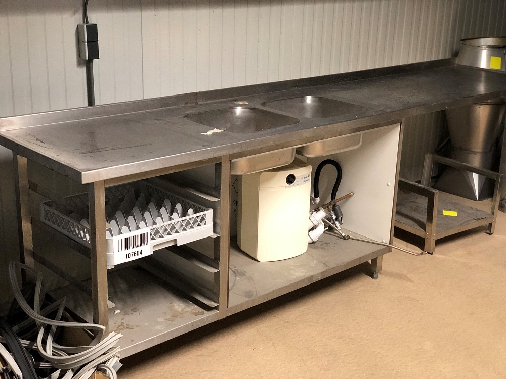 RVS Spoeltafel incl. Spoelbak Gebru RVS Spoeltafel incl. Spoelbak Gebru