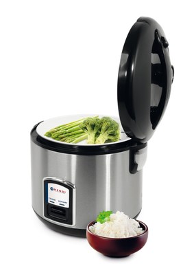Rijstkoker met stoomkookfunctie
