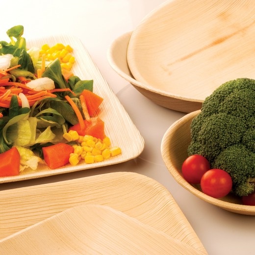 Bord Palmblad Bio 15x15cm Bord Palmblad Bio 15x15cm